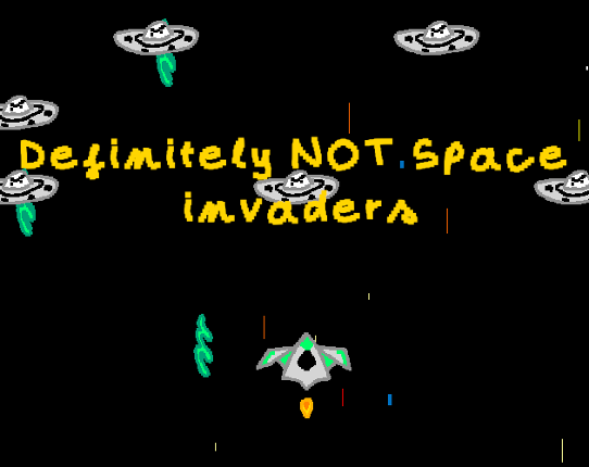 Definitely NOT Space Invaders Game Cover