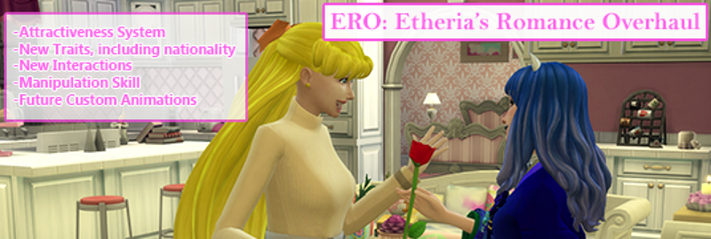 ERO - Etheria's Romance Overhaul 3.8 - Crushing & Blushing & Gender-Specific Turn-Ons! Game Cover