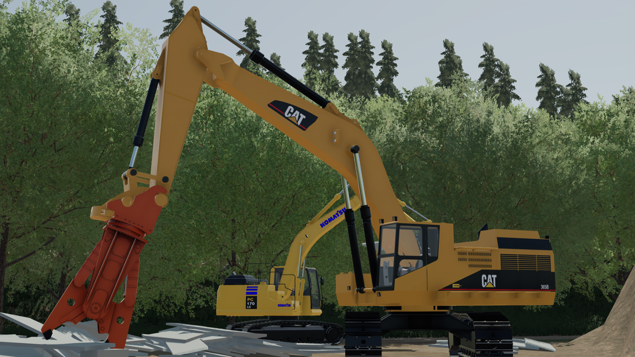 Games like FS22 Cat 365B L Excavator