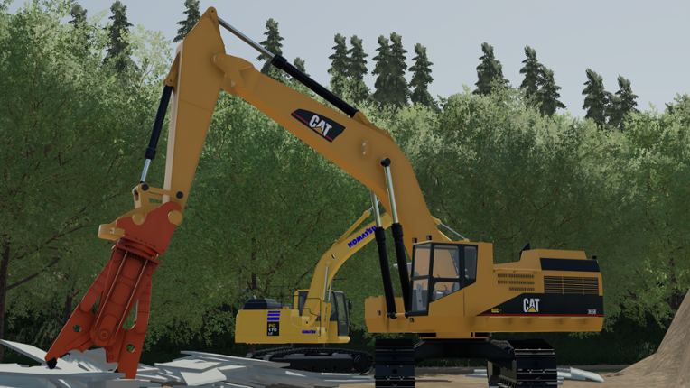 FS22 Cat 365B L Excavator Image