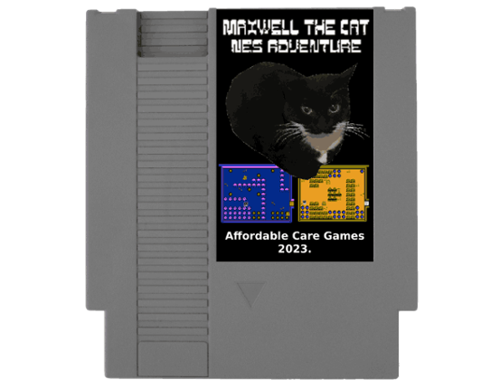 Maxwell The Cat - NES adventure Game Cover