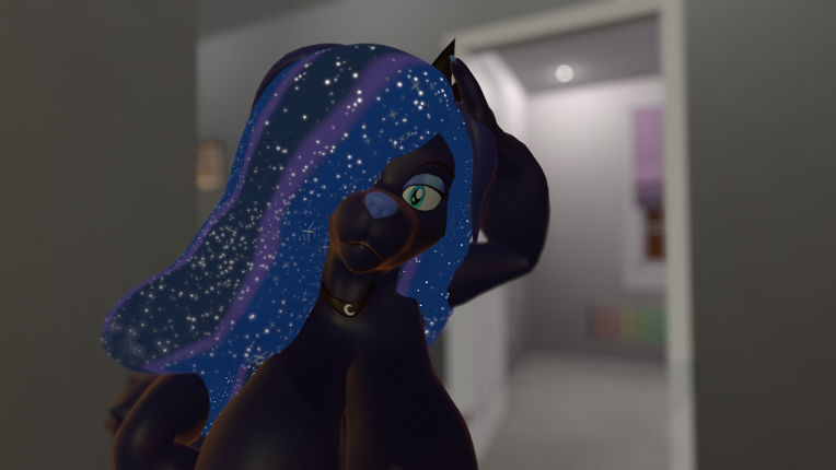 Luna Dog VRChat SDK3 Avatar Image