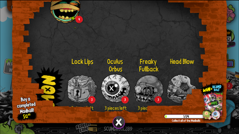 Madballs Arcade screenshot