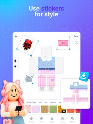 Makerblox - skins for Roblox screenshot