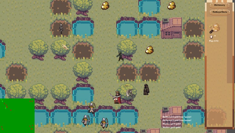 Medieval war simulator RTS screenshot