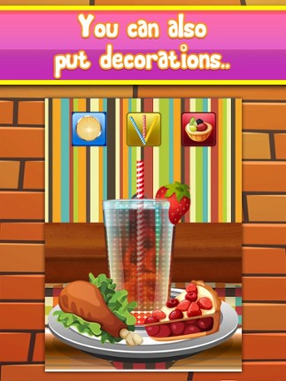 Movie Food Maker Dessert Salon - Make Cake & Milkshake Drinks! screenshot