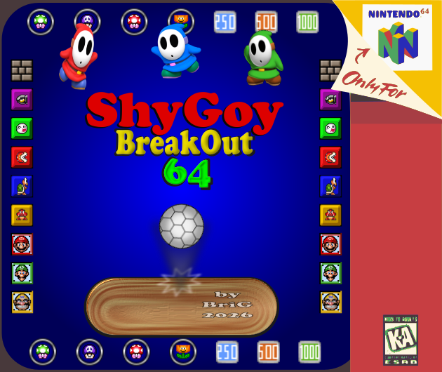 Games like ShyGoy BreakOut 64