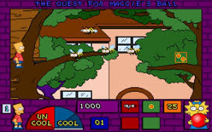 The Simpsons: Bart's House of Weirdness screenshot
