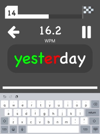 Type Flash - typing game screenshot