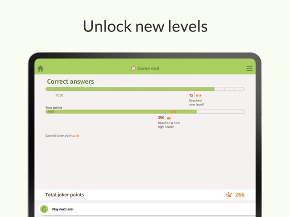 BioApp Quiz screenshot