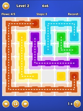 Connect xD — Match dots by color game screenshot