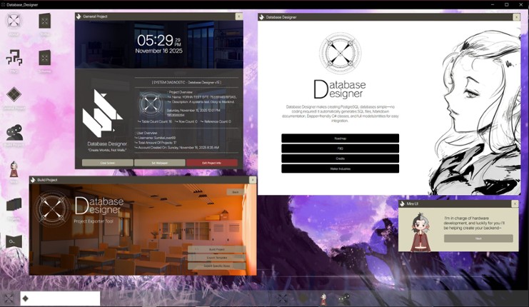 Database Designer screenshot