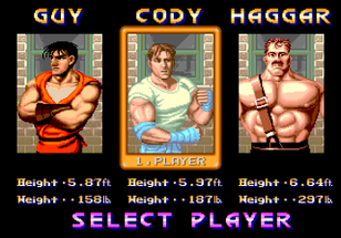 Final Fight MD (Mega Drive) Image