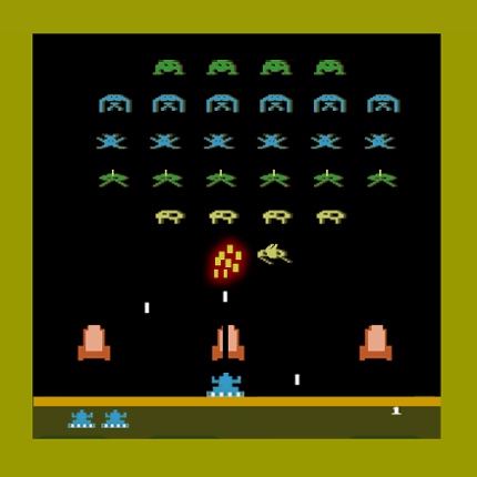 Classic Invaders Retro Image