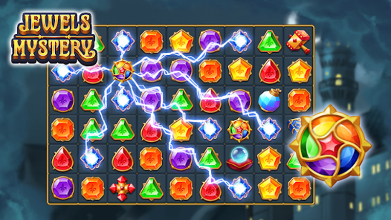 Jewels Mystery: Match 3 Puzzle screenshot