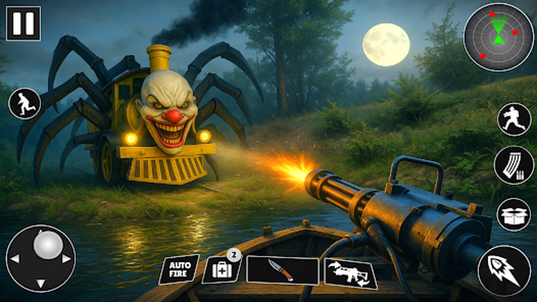 Horror Spider Train Escape Image
