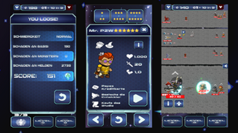 X Hero Line Defense War screenshot