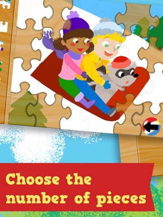 Kids Season Puzzles: Animated Spring, Summer, Fall and Winter Wooden Jigsaw Puzzle Games for Toddler and Preschool Boys and Girls screenshot