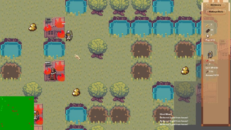 Medieval war simulator RTS screenshot