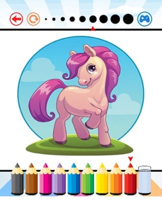 Pony Art Coloring Book - Activities for Kids Image
