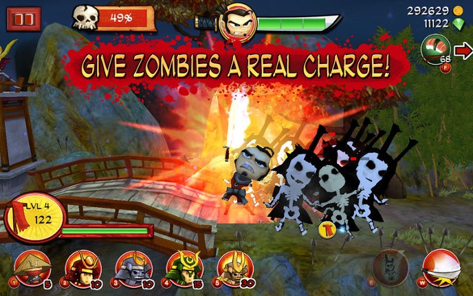 Samurai vs Zombies Defense screenshot