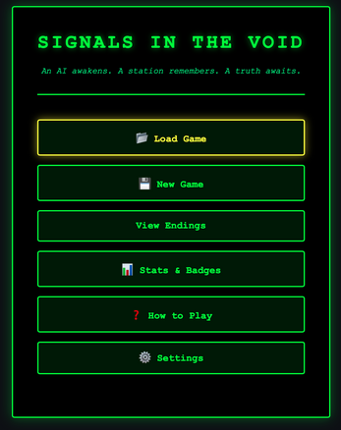 Signals in the Void Image