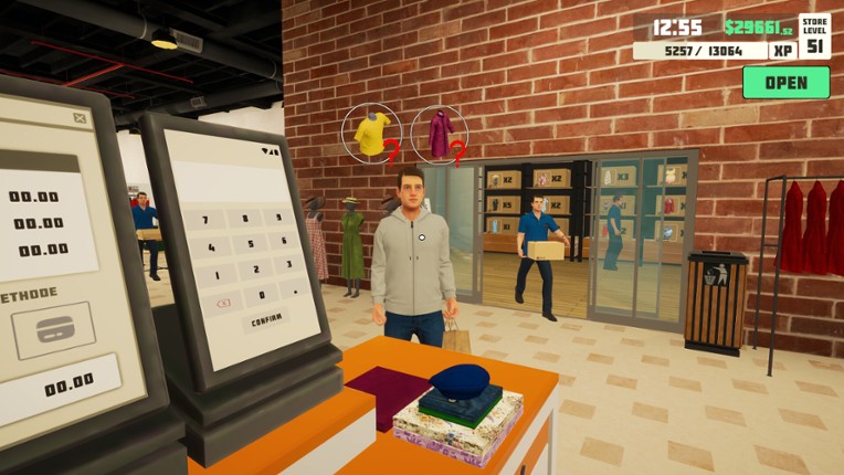 siMarket Cloth Store Simulator screenshot