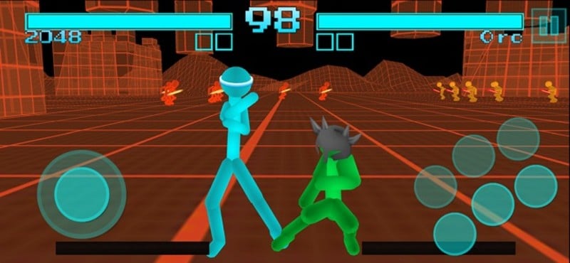 Stickman Fight: Neon Warriors screenshot