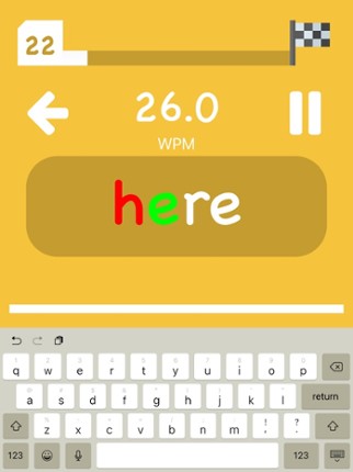 Type Flash - typing game screenshot
