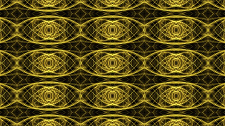 Yellow Abstract Fractal 4K Wallpaper ~ Liquid Light Series #6 Image