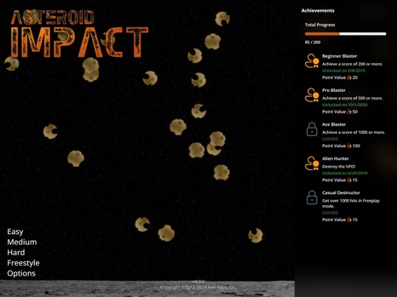 Asteroid Impact screenshot