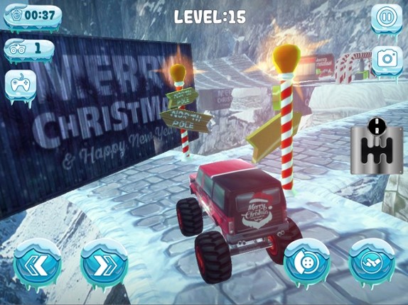 Chrismas Mountin Monster Truck Image