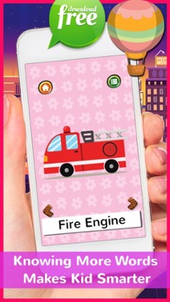 FirstlyBabah ABC Kids First Words Car And Vehicles Image