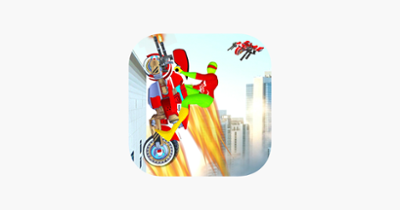 Flying Bike War Robot Shooter Image