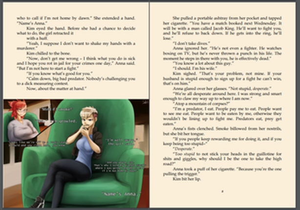 Gold Streak - an Illustrated Vore Drama screenshot