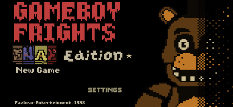 Gameboy Fright's fnaf Edition ☆ Image
