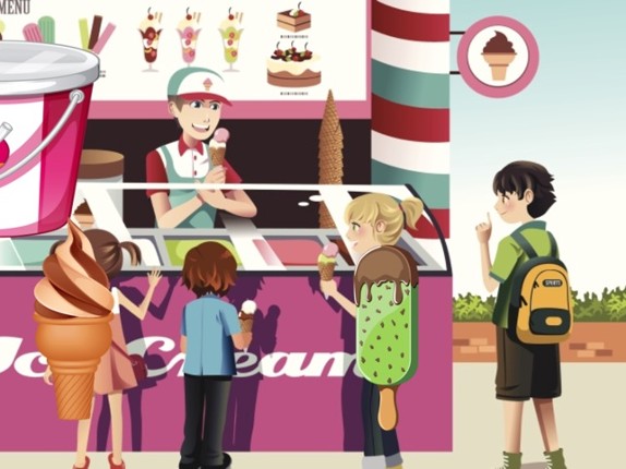 Ice Cream game for Toddlers and Kids : discover the ice creams world ! FREE game screenshot