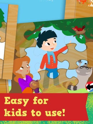 Kids Season Puzzles: Animated Spring, Summer, Fall and Winter Wooden Jigsaw Puzzle Games for Toddler and Preschool Boys and Girls Image