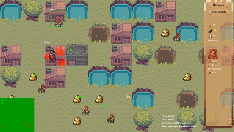 Medieval war simulator RTS screenshot