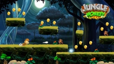 Monkey run - Banana Image