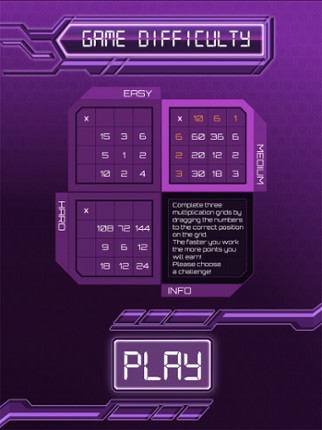 Multiplication Grids screenshot