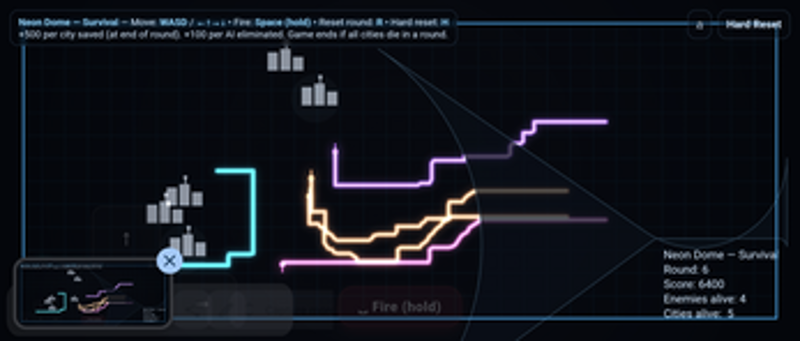 Neon Dome Survival Image