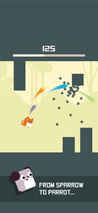 Square Bird Watch - Block Jump screenshot