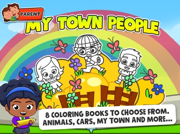 Baby Town - Coloring Games 2+ screenshot