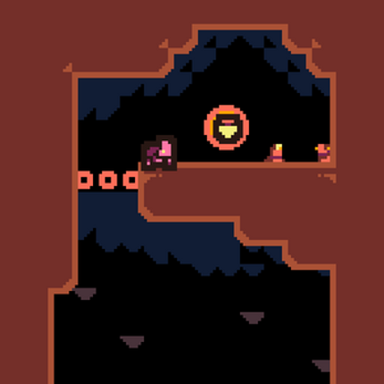 Bichiro in a cave screenshot