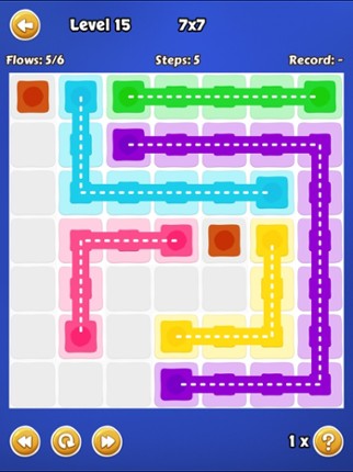 Connect xD — Match dots by color game screenshot