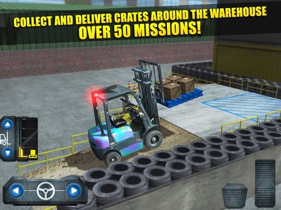Fork Lift Truck Driving Simulator Real Extreme Car Parking Run screenshot