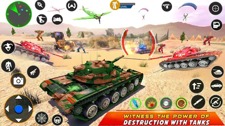 Army Bus Robot Car Game 3d screenshot