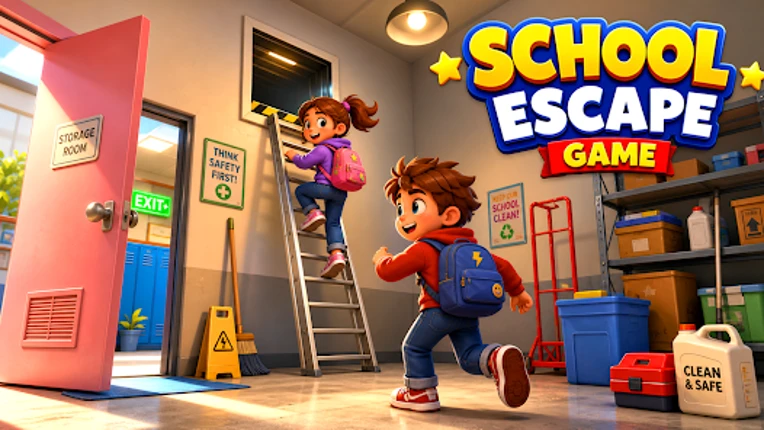 Obby School Escape Game 3d screenshot