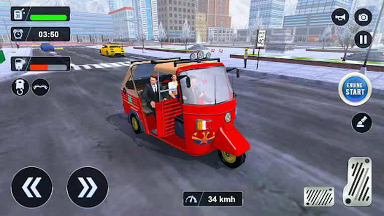 Tuk Tuk Auto Driving Games 3D screenshot